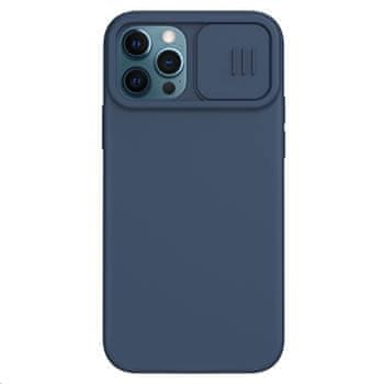 Nillkin CamShield Silky Magnetic silikónový kryt pre iPhone 12/12 Pro 57983102501, modrý - zánovné