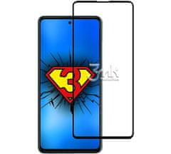 3MK Tvrdené sklo HardGlass Max Lite pre Samsung Galaxy A52 4G/5G / A52s, čierná
