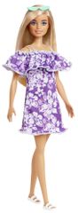 Mattel Barbie Loves the Ocean bábika s fialovými šatami