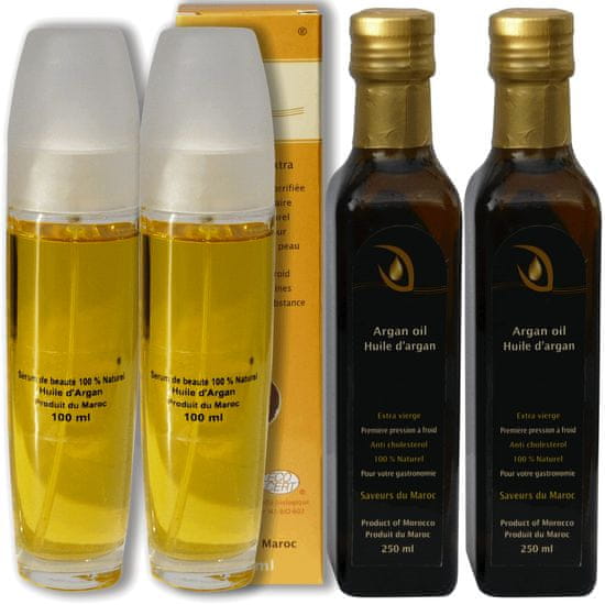 Orient House 100% Arganový olej bio set 4ks priamo z Maroka