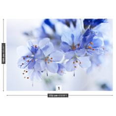 tulup.sk Fototapeta Modré kvety Samolepiaca fototapeta 312x219 cm