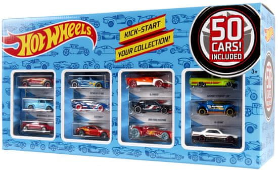 Hot Wheels Darčekové balenie angličákov 50 ks