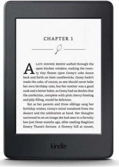 Amazon Kindle Paperwhite 3 - bez reklám, čierny - WiFi, 4 GB