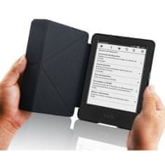 Amazon Puzdro Origami OR44 - Obal na Amazon Kindle 6, Paperwhite 1, 2, 3 modré - magnet, stojan