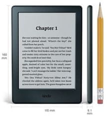 Amazon Kindle 8 - bez reklám, čierny - 4 GB, WiFi