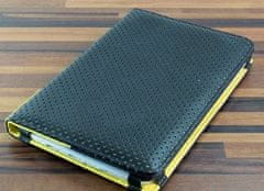 PocketBook Obal pre Pocketbook DOTS pre Pocketbook 614/615/622/623/624/625/626/631/640/641 - čierna, žltá, originál Pocketbook