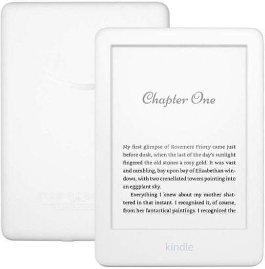 Amazon Kindle 2020 - bez reklám, biely - 8 GB, WiFi, BT