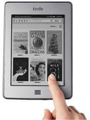 Amazon Kindle Touch D01200 - bez reklám, šedý - 4 GB, WiFi + 3G
