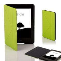 Amazon Puzdro Origami OR48 - Obal na Amazon Kindle 6, Paperwhite 1, 2, 3 zelené - magnet, stojan