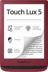 PocketBook PocketBook 628 Touch Lux 5 - 8GB, WiFi, červený