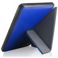 Amazon Puzdro Origami OR44 - Obal na Amazon Kindle 6, Paperwhite 1, 2, 3 modré - magnet, stojan