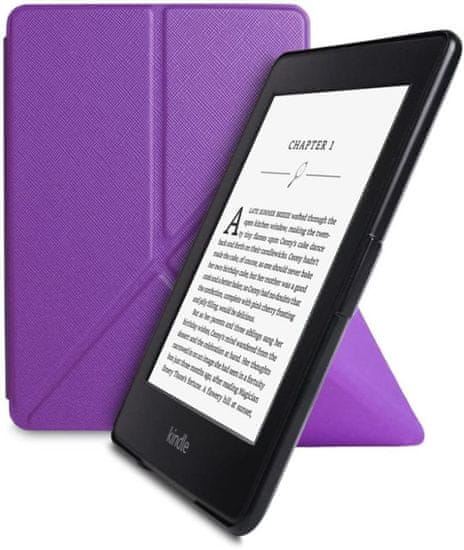 Amazon Puzdro Origami OR41 - Amazon Kindle 6, Paperwhite 1, 2, 3 fialové - magnet, stojan