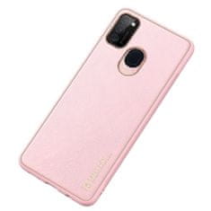 Dux Ducis Yolo kožený kryt na Samsung Galaxy M30s, ružový