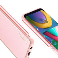 Dux Ducis Yolo kožený kryt na Samsung Galaxy M30s, ružový