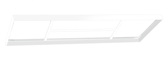 Century CENTURY Rám pre povrchovú montáž LED panelu 30x120 celistvý rám biely