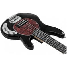 Dimavery MM-505, elektrická basgitara pětistrunná, čierna