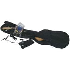 Dimavery PB-320, elektrická basgitara, čierna