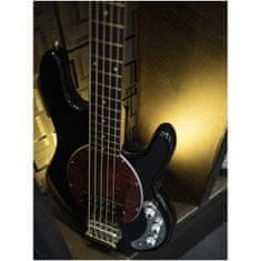 Dimavery MM-505, elektrická basgitara pětistrunná, čierna
