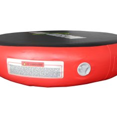 Masterjump Airspot odrazový mostík priemer 100 x 20 cm - čierna - červená