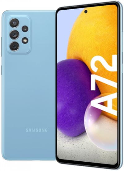 SAMSUNG Galaxy A72, 6GB/128GB, Blue - zánovné