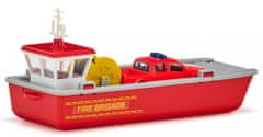 SIKU Super čln prevážajúci hasičské auto 1:50
