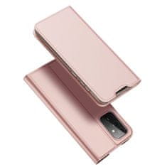 Dux Ducis Skin Pro knižkové puzdro na Samsung Galaxy A72, ružové