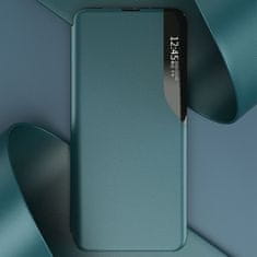 MG Eco Leather View knižkové puzdro na Samsung Galaxy A72 4G, fialové