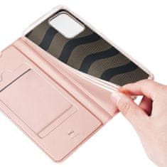 Dux Ducis Skin Pro knižkové puzdro na Samsung Galaxy A72, ružové