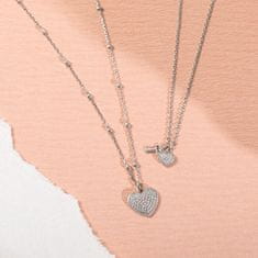 Rosato Zamilovaný strieborný náhrdelník Storie RZC044 (retiazka, prívesky)