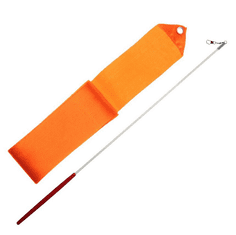 EFFEA Gymnastická stuha + tyčka - oranžová