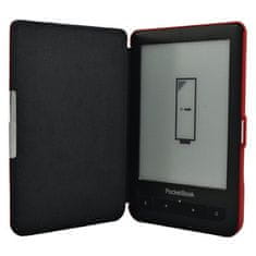 Durable Lock Puzdro Pocketbook 0512 - červené, pre Pocketbook 622, 623
