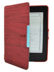 Durable Lock Puzdro B-Safe Lock 622 červená imitácia dreva - Durable Lock pre Amazon Kindle Paperwhite 1, 2, 3