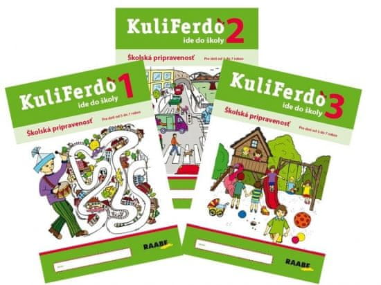 Kolektív autorov: Kuliferdo ide do školy ( kompet 1-3 ) PZ