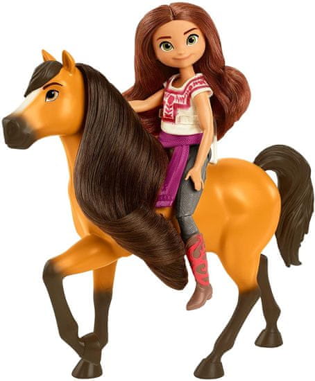 Mattel Spirit bábika a kôň Lucky a Spirit