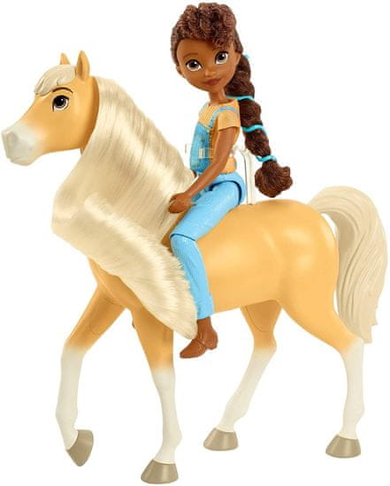 Mattel Spirit bábika a kôň Pru a Chica Linda