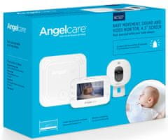Angelcare AC327 Monitor pohybu dychu a elektronická video opatrovateľka - zánovné