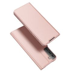 Dux Ducis Knížkové puzdro DUX DUCIS Skin Pro pre Samsung Galaxy S21 Ultra 5G - Ružová KP10645