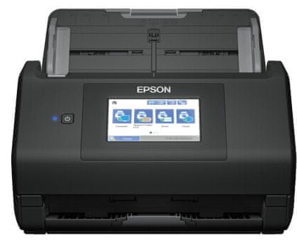 Profesionálny skener Epson WorkForce ES-500WII (B11B263401), rýchle skenovanie, automatický podávač, vysoká kvalita, rôzne formáty, Wi-Fi, bezdrôtové