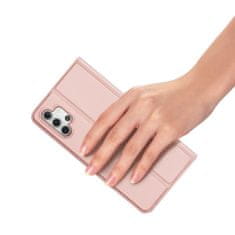 Dux Ducis Skin Pro knižkové kožené puzdro na Samsung Galaxy A32 5G, ružové