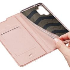Dux Ducis Skin Pro knižkové kožené puzdro na Samsung Galaxy A32 5G, ružové