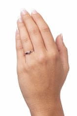 Brilio Zásnubný prsteň z bieleho zlata so zirkónom 226 001 00992 07 (Obvod 54 mm)