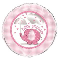 Párty balón fóliový Baby shower - Tehotenský večierok - Holka - Girl - 45 cm
