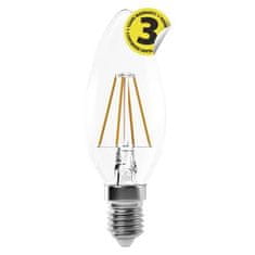 EMOS LED žiarovka Z74214 LED žárovka Filament Candle A++ 4W E14 neutrální bílá