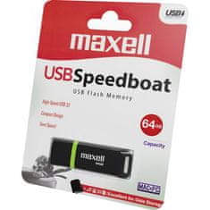 Maxell USB Flash disk FD 64GB 3.1 Speedboat black