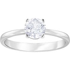 Swarovski Elegantný prsteň s kryštálom Swarovski Attract Round 5412023 (Obvod 60 mm)