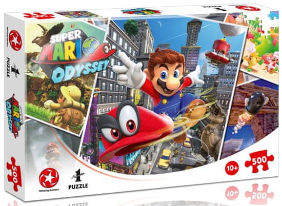 Winning Moves Puzzle Super Mario Odyssey 500 dielikov