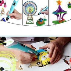 3D magické detské pero, inovatívny kreatívny spôsob písania a tvorenia, trojrozmerné písanie, 3DPen