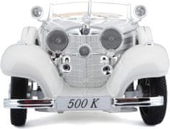 Maisto Mercedes-Benz 500K Maharadscha 1936 - biela