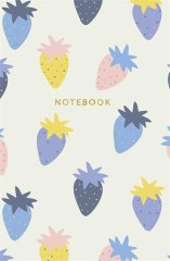SHKOLYARYK Poznámkový zošit "Notebook", mix motívov, bodkovaný, A6, 80 listov, tvrdé dosky, A6-IC-080-784D
