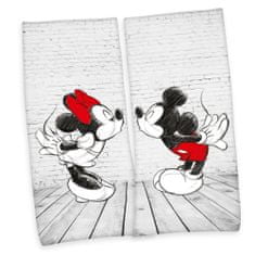 Herding Sada 2 ks osušiek Mickey a Minnie 80x180 cm